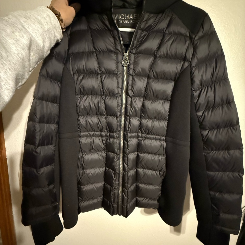 Michael Kors Quilted Black Puffer Jacket
